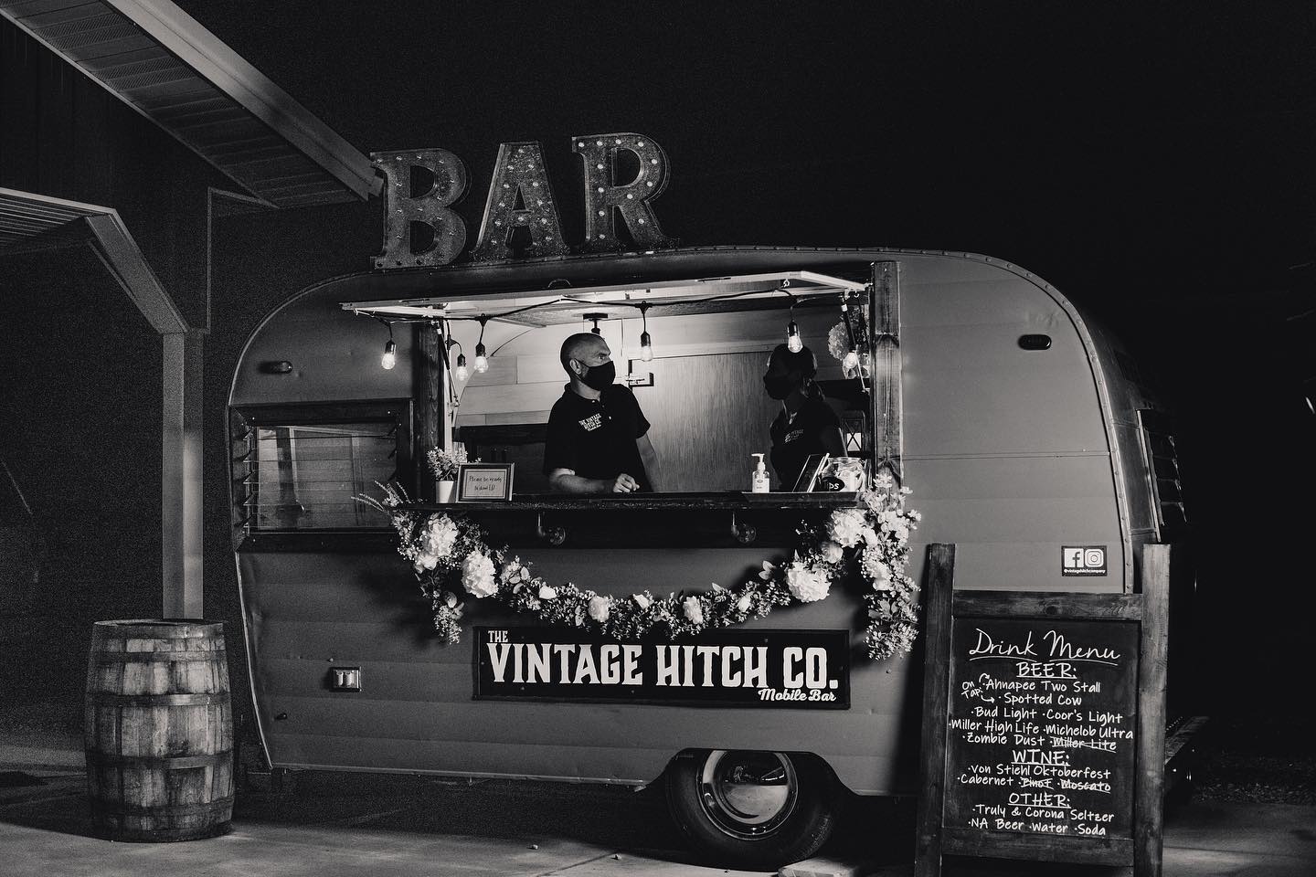 The Vintage Hitch Mobile Bar